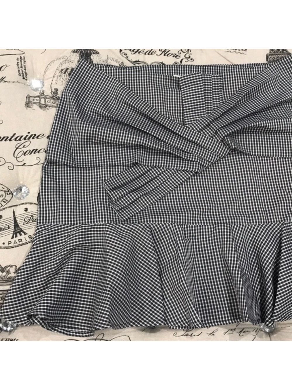 WAYF Sanders Ruffle Miniskirt - Picture 8 of 8